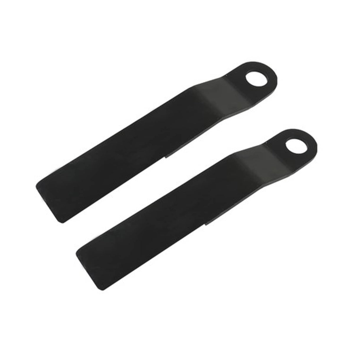 Solid Spare Heavy Duty AR400 Steel Mower King For Skidsteer Brush Hog Cutter Blades 2PCS