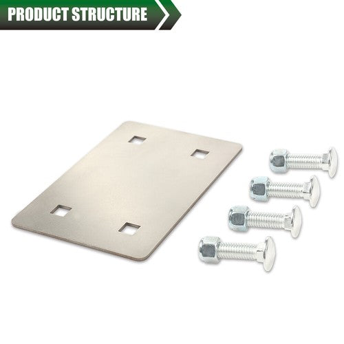 Solid Spare Fit For Saltdogg Snowex Western Spreader Vibrator Mount Plate With 1-1/2 Bolts