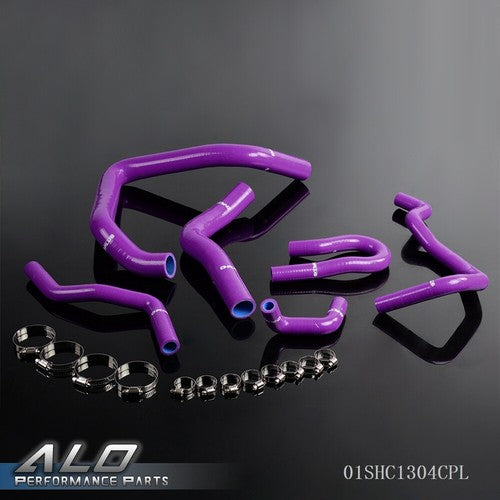 Solid Spare Fit For 92-00 Civic Type R EK EG B16A B18C B20B Silicone Radiator Hose Purple