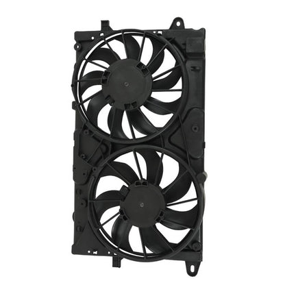 Solid Spare Fit For 2013-15 Chevy Malibu 2.0L 2.5L L4 Plastic Radiator Cooling Fan Assembly