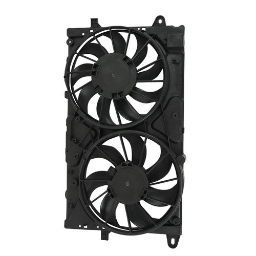 Solid Spare Fit For 2013-15 Chevy Malibu 2.0L 2.5L L4 Plastic Radiator Cooling Fan Assembly