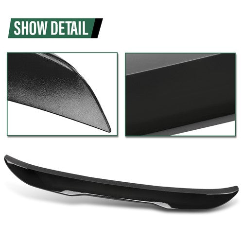 Solid Spare Gloss Black PSM Style Rear Trunk Spoiler Wing For 12-18 BMW F30 F80 335i 328i