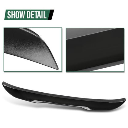 Solid Spare Gloss Black PSM Style Rear Trunk Spoiler Wing For 12-18 BMW F30 F80 335i 328i