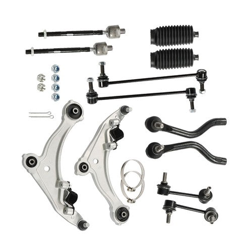 Solid Spare 12pcs Automotive Control Arm Kit For Nissan Maxima 2009 10-13 14 K750256 K622059