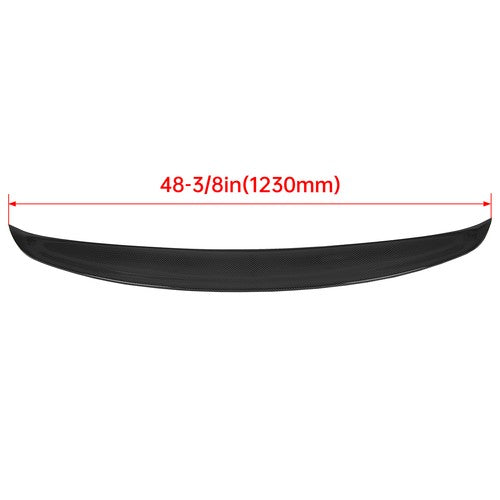 Solid Spare For Infiniti G25 G35 G37 Q40 07-15 2010 JDM Rear Trunk Wing Spoiler Carbon Look