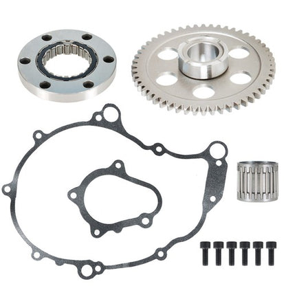 Solid Spare Starter Clutch One-Way Bearing Gear Kit for Yamaha Raptor 660R 2001 2002 2003