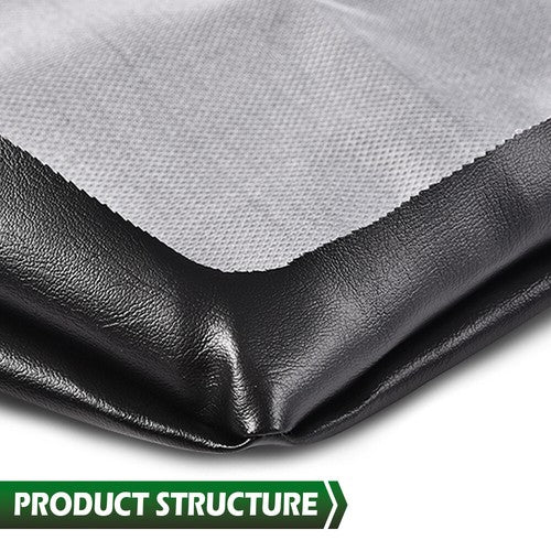 Solid Spare Leather Seat Cover Synthetic Skin Cover Fit For 03-08 Suzuki Quadrunner 400