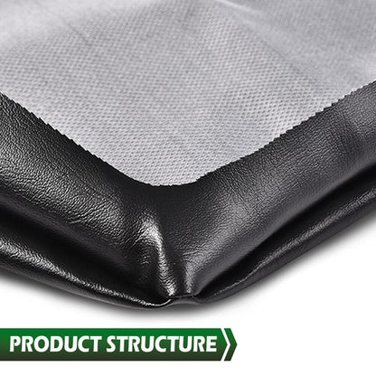 Solid Spare Leather Seat Cover Synthetic Skin Cover Fit For 03-08 Suzuki Quadrunner 400