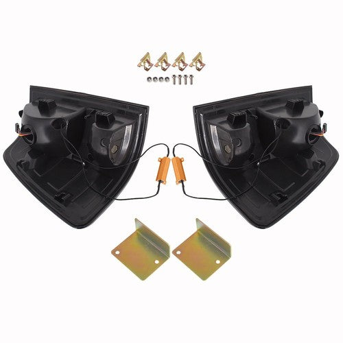 Solid Spare Left+Right Side For Dodge Ram 1500 2009-2018 Black Tail Light Lamp Replacement