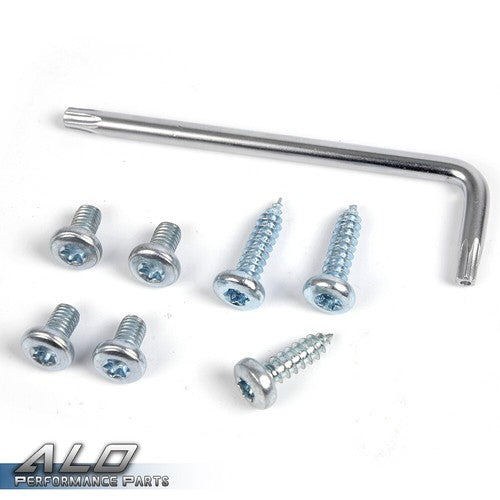 Solid Spare Rear License Plate Mount Frame Holder Bumper Bracket For BMW + 6 SCREWS