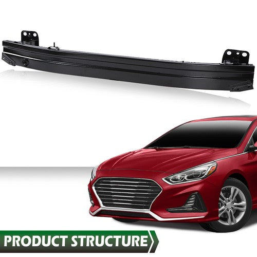 Solid Spare Fit For 2015-2019 Hyundai Sonata Front Reinforcement Bumper-Impact Bar