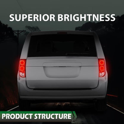 Solid Spare Fit For 11-20 Dodge Grand Caravan LED Tail Light Brake Lamp Passenger Side
