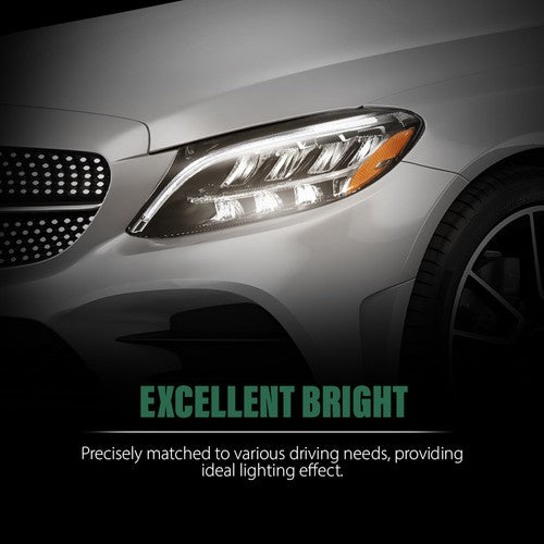 Solid Spare Full LED Headlight Left Driver Side Fit For 2019-2021 Mercedes Benz C300 W205