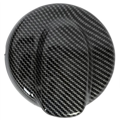 Solid Spare Carbon Fiber Style Gas Fuel Cap Cover Hat For MINI Cooper S R55 R56 R57 01-16
