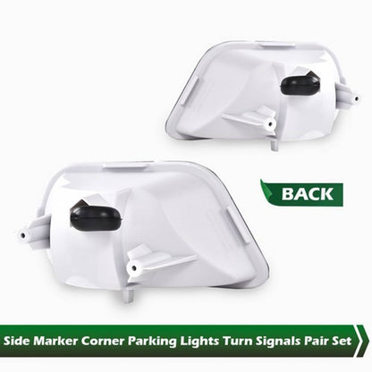 Solid Spare Fit For 98-02 Pontiac Firebird Trans Am Front Corner Turn Signal Lights Housings