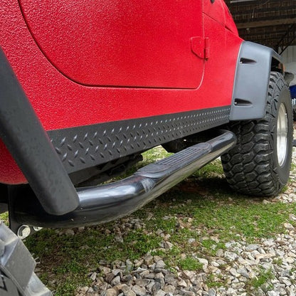 Solid Spare For 1997-2006 Jeep Wrangler TJ 11650.05 LH&RH Side Body Armor Rocker Panel Kit