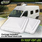 Solid Spare 2pcs White 14" x 14" Replacement Roof Vent Cover Camper RV Trailer Ventline