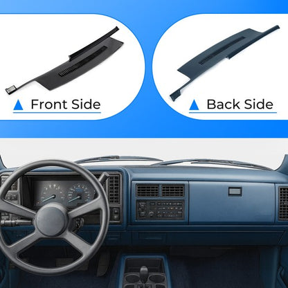 Solid Spare FOR CHEVY SILVERADO C/K 1500 1988-1994 1993 92 Dark Blue Dash Cover Cap Overlay