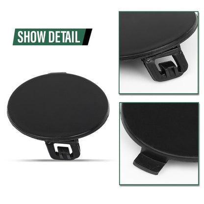 Solid Spare Fit For 2017-2021 Jeep Compass Front Bumper Tow Hook Eye Cover Cap 5SY62TZZAB