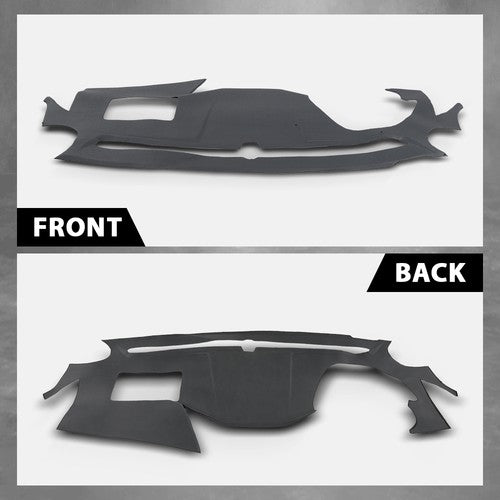 Solid Spare TPE Dash Cover Fit For 11-14 Hyundai Sonata Dark Gray Dashboard Cover