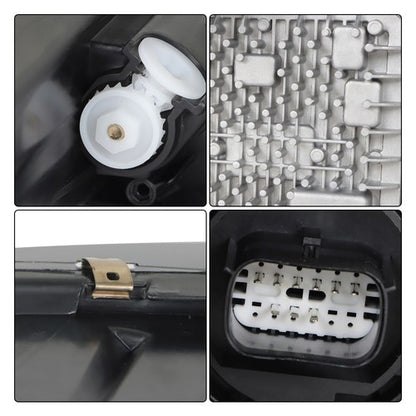 Solid Spare Headlight Projector Fit For Jeep Cherokee 2019-2022 LED Replacement LH/Left Side
