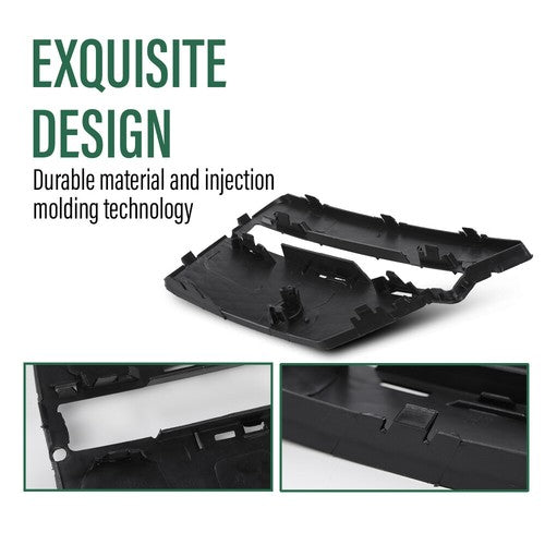 Solid Spare Fit For 12-15 Mercedes-Benz ML-Class Front Bumper Fog Light Cover Left+Right