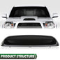 Solid Spare Front Hood Scoop Bulge Kit Black Fit For 2005-2011 Toyota Tacoma Replacement