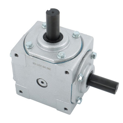 Solid Spare 40 HP Right Angle Gearbox 19455-SR-KW-KW-GR For Crosshole And Keyed Shaft