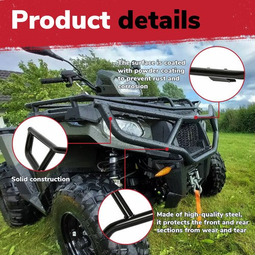 Solid Spare Brush Guard Bumper Set Front & Rear For Polaris Sportsman 570 EPS 2016-2020