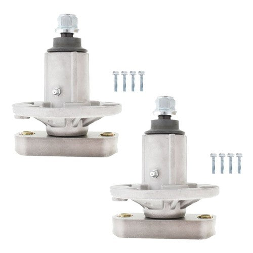 Solid Spare 2 Spindle Assemblies Fit for John Deere L100 L105 L120 L130 L107 L108 L110 L111