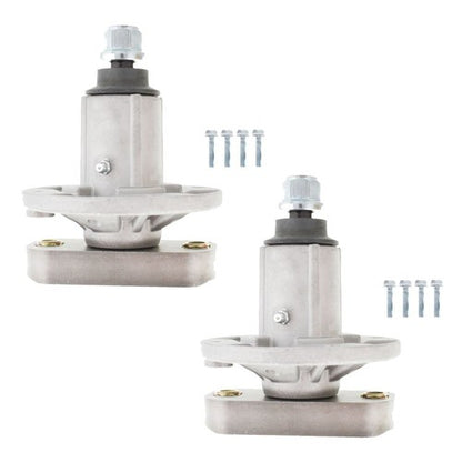 Solid Spare 2 Spindle Assemblies Fit for John Deere L100 L105 L120 L130 L107 L108 L110 L111