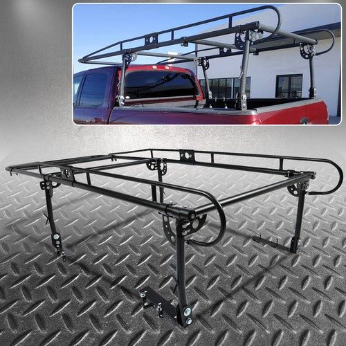 Solid Spare Adjustable FullSize Trunk Bed Truck PICKUP Rack Ladder Lumber Utility Kayak