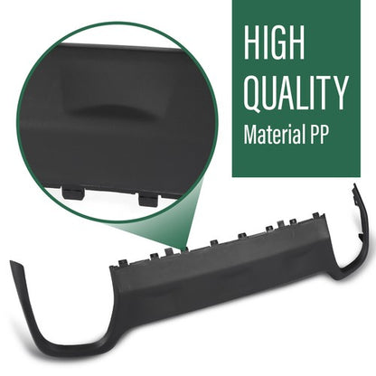 Solid Spare For 2015-18 Jeep Cherokee Air Dam Deflector Lower Valance Apron Rear 68236953AA