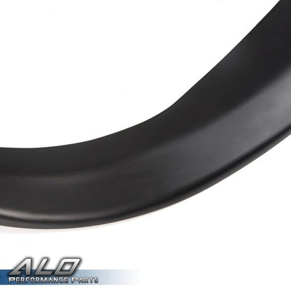 Solid Spare New Black Universal CS Style Under Panel Front Bumper Lip Splitter Chin Spoiler