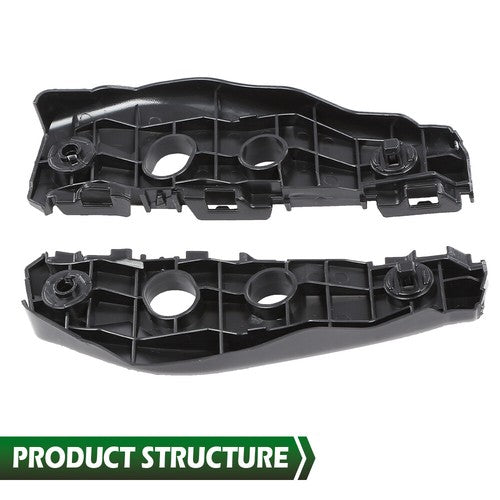 Solid Spare Fits 2009 2010 Toyota Corolla Front Bumper Retainer Support Bracket Left+Right