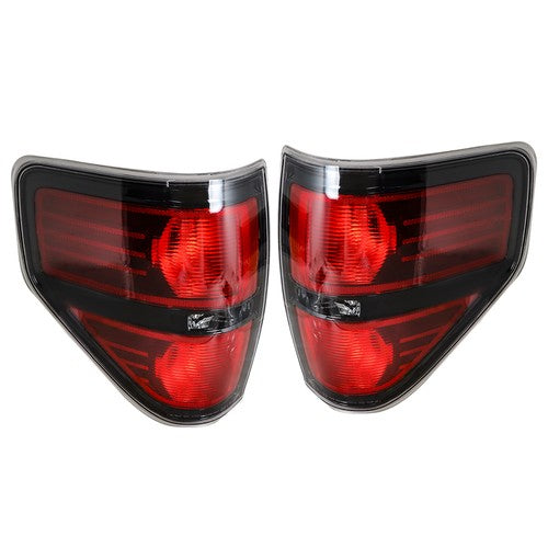 Solid Spare Left&Right Red Rear Tail Lights Brake Lamps For Ford F-150 Pickup Truck 2009-14