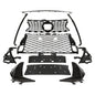 Solid Spare Fit For 2017-2022 Lexus IS250 IS350 F Sport Front Grille Grill Set Black