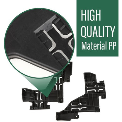 Solid Spare Fit For 2009-2012 Audi Q5 Front Headlight Mounting Bracket Support Plate 4pcs