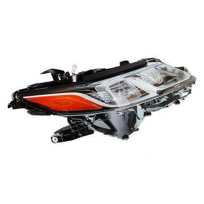 Solid Spare Black Housing Headlight Lamp Passenger RH Side For Toyota Camry L/Le/Se 2018-19