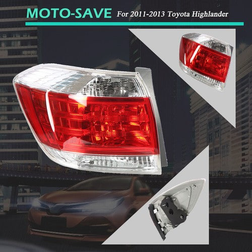 Solid Spare Tail Light Lamp Assembly 815600E070 Left Side For 2011-2013 Toyota Highlander