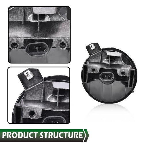 Solid Spare Fit For 2001-2004 Dodge Dakota 01-03 Durango LG Bumper Fog Light Lamp Right Side