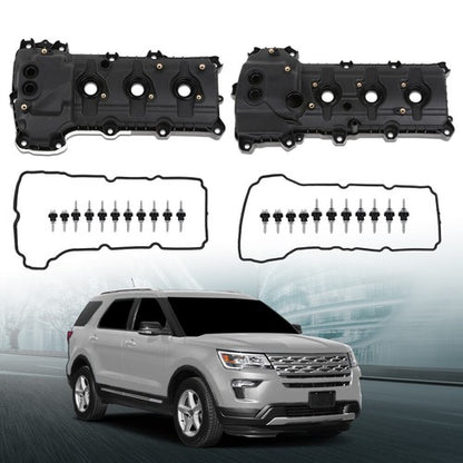 Solid Spare Engine Valve Cover w/ Gasket Fit For Ford Explorer F-150 Taurus 3.5L 3.7L DOHC