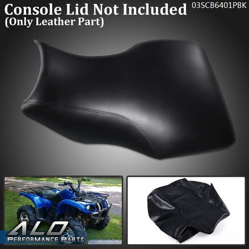 Solid Spare Fit For 2002-up Yamaha Grizzly 660 Seat Cover Synthetic Leather Black Cover