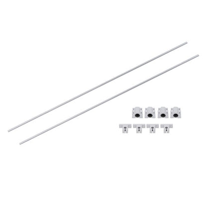 Solid Spare 2Pcs 8×750mm Linear Motion Rail Shaft Slide Guide w/ 4 SCS8UU Bearing & SK8 Rail