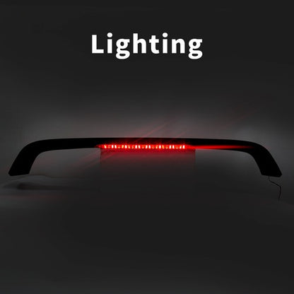 Solid Spare Rear Trunk Spoiler Wing W/LED Brake Light For 96-10 Honda Civic 2Dr