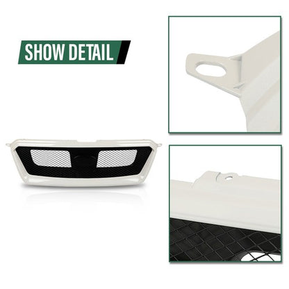 Solid Spare Fit For 12-14 Subaru Impreza & Crosstrek Sport Front Bumper Upper Mesh Grille