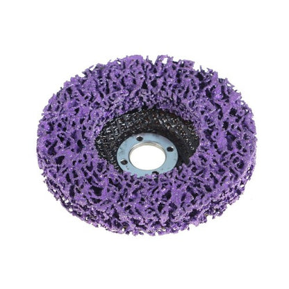 Solid Spare 10 Pack 4" Poly Strip Disc Wheel Paint Rust Removal Clean For Angle Grinder