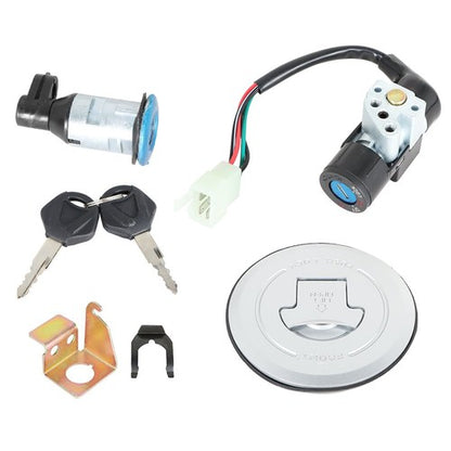 Solid Spare Ignition Switch Fuel Gas Cap Lock Key Set For Honda Grom 125 AC MSX125 2014-2015