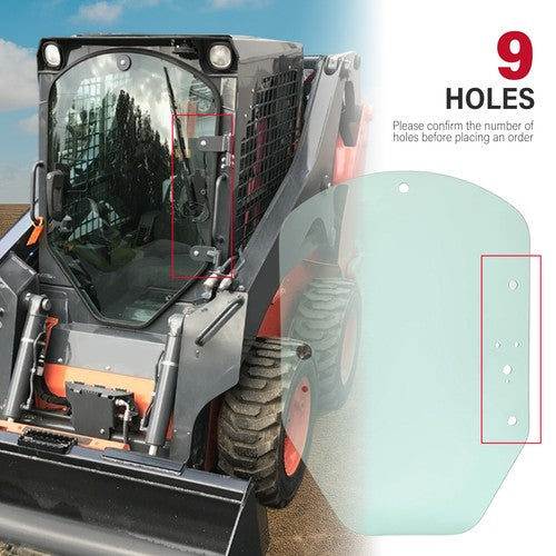 Solid Spare Cab Door Glass Windowpane For John Deere 318E 323E 333G Skid Steer #T344818