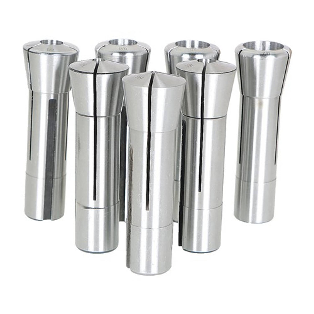 Solid Spare Fractional R8 Collet Set 1/8" to 7/8" High Precision For Bridgeport 7 Piece USA